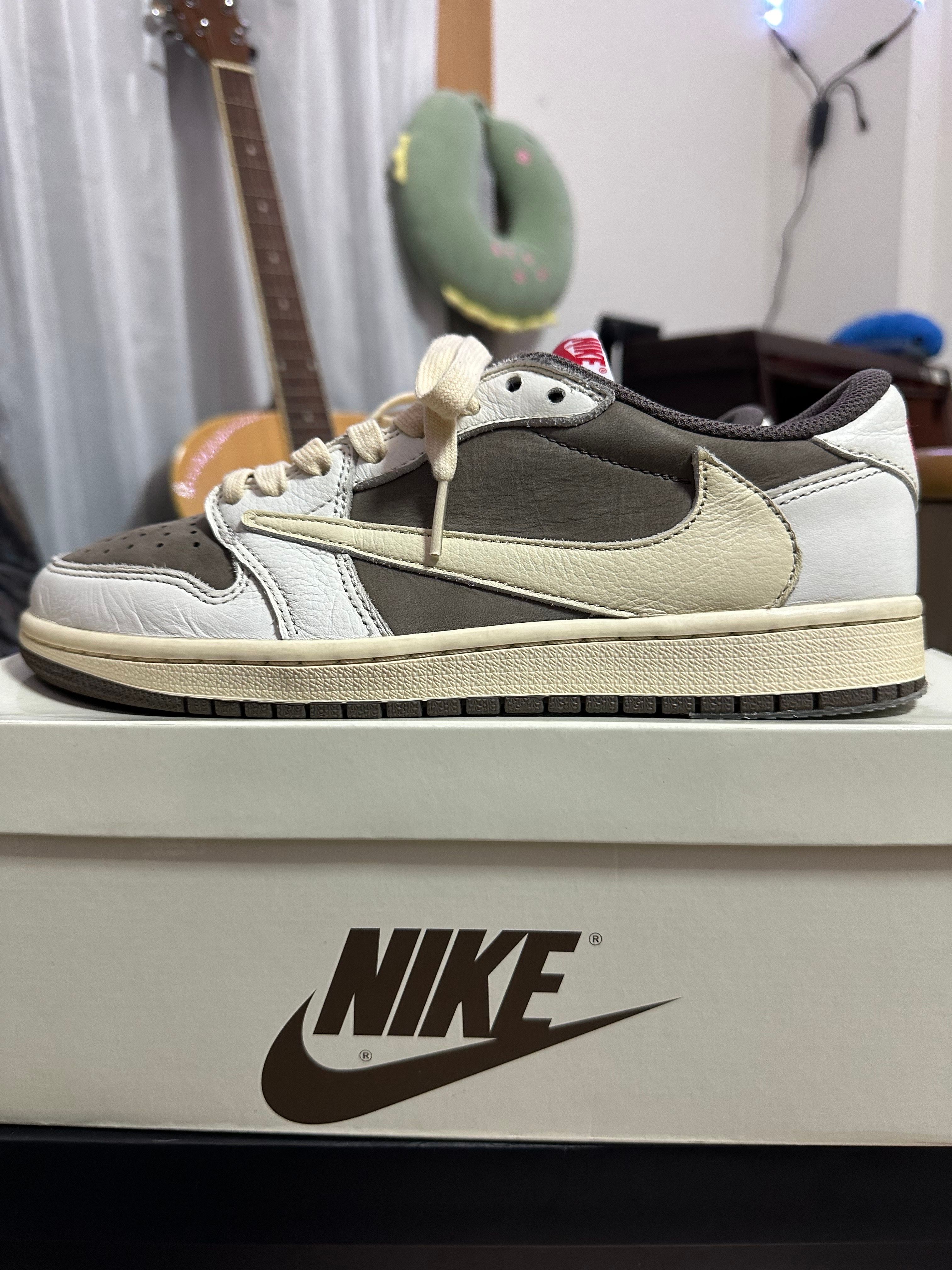 Travis Scott × Nike Air Jordan 1 Low OG SP "Reverse Mocha/Sail and Ridgerock"
