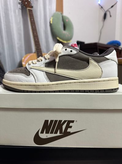Travis Scott × Nike Air Jordan 1 Low OG SP "Reverse Mocha/Sail and Ridgerock"