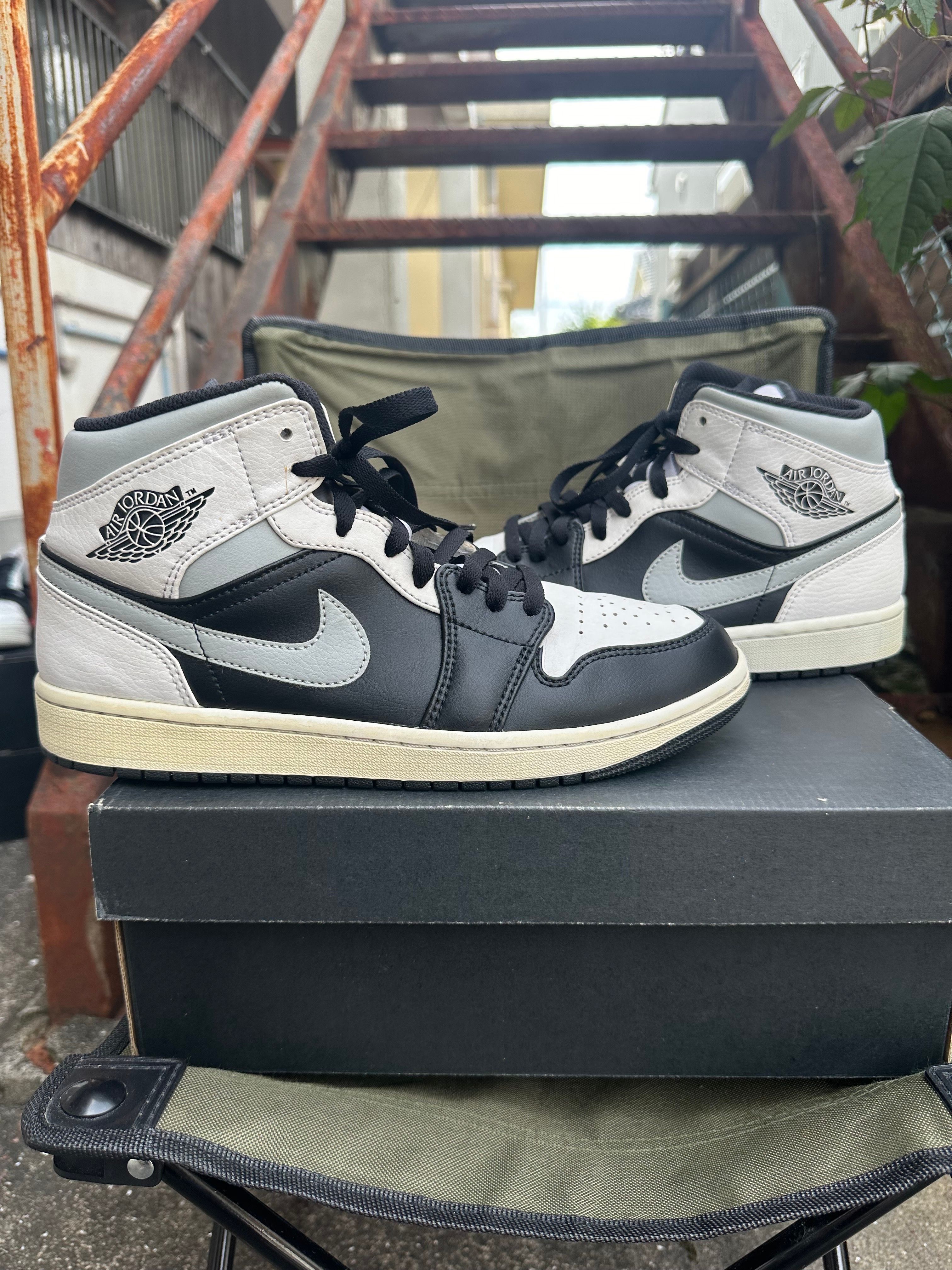 NIKE AIR JORDAN 1 MID "WHITE SHADOW"