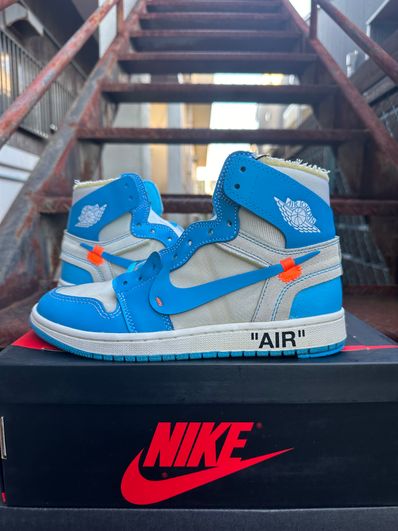 Air jordan x top off white blue