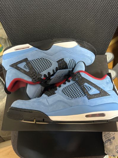 Travis Scott × Nike Air Jordan 4 Retro Cactus Jack "University Blue"
