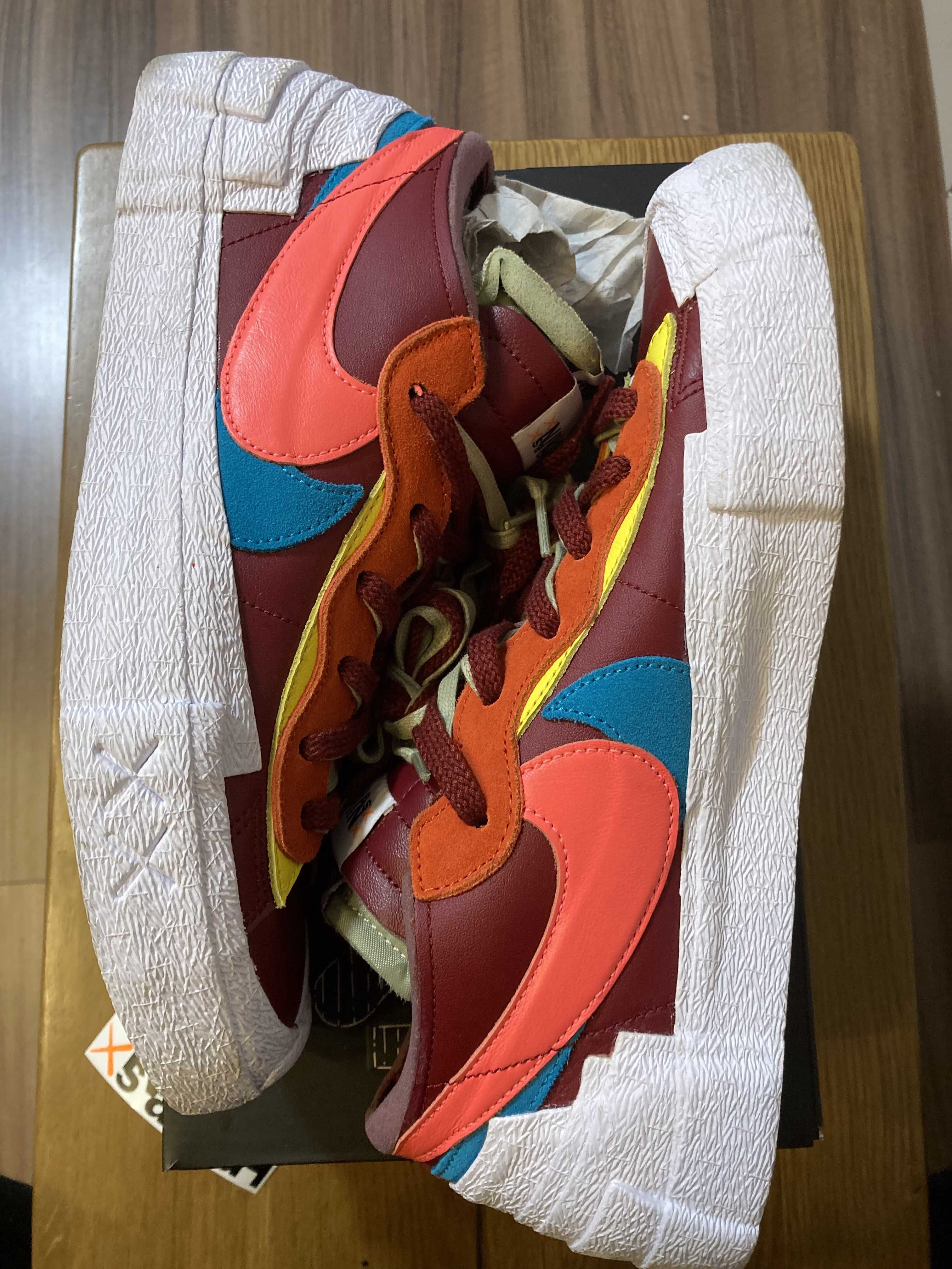 KAWS × sacai × Nike Blazer Low "Team Red"