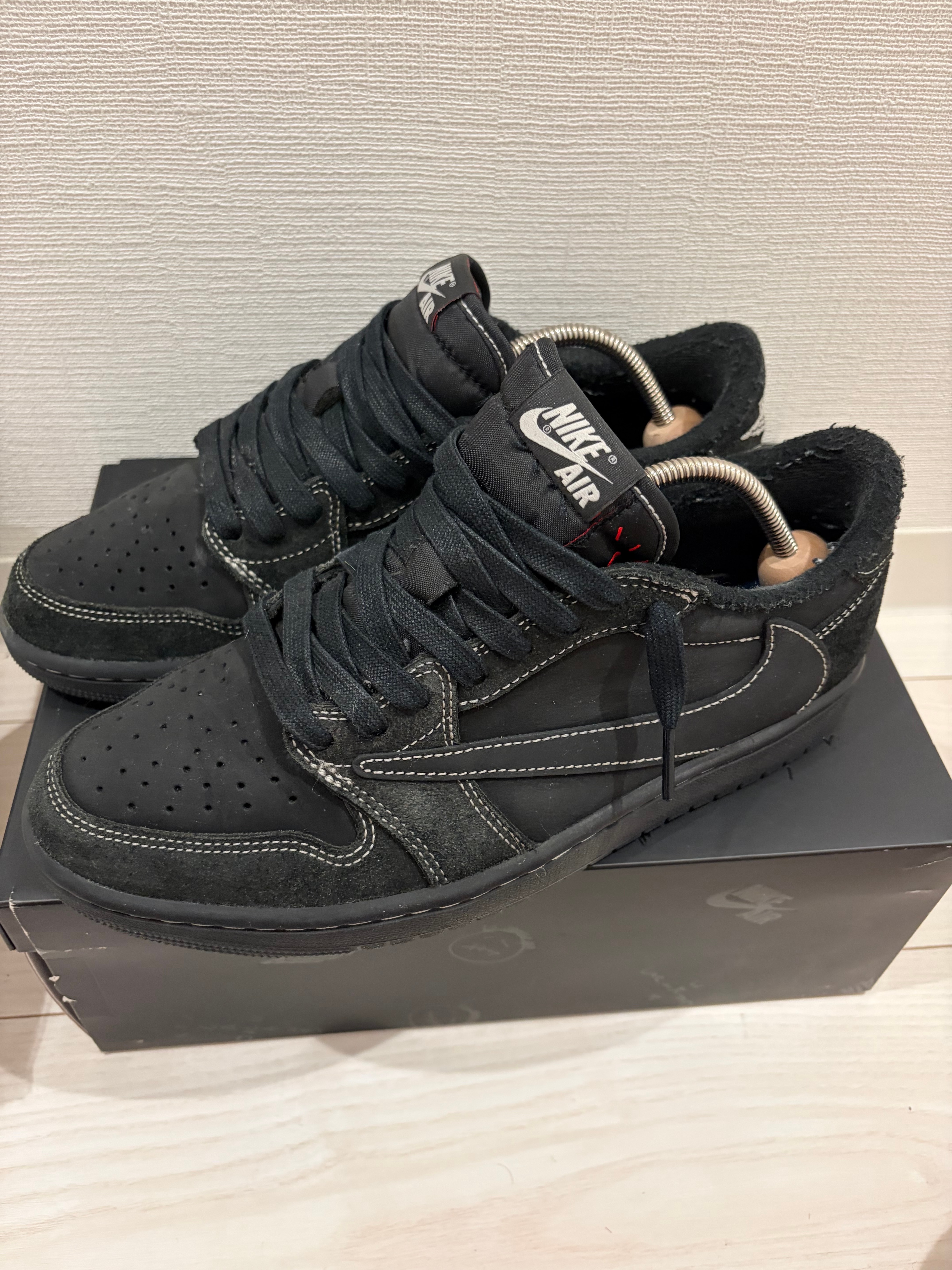Travis Scott × Nike Air Jordan 1 Low OG SP "Black Phantom"