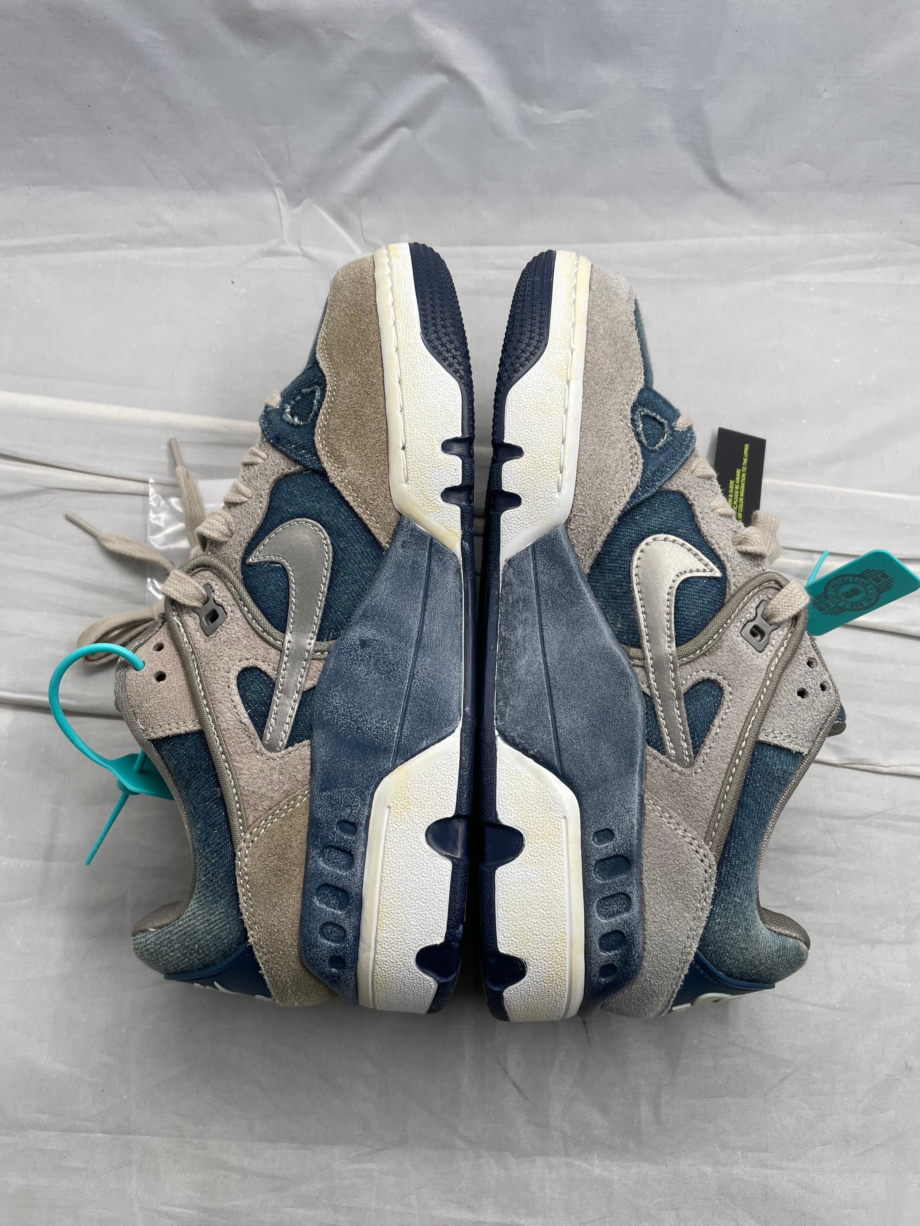 ニゴー × リーバイス × ナイキ エアフォース3 ロー "オリーブグレー" (OGINヒールロゴ) (リーバイスタブ）