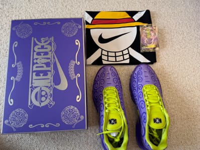 One Piece × Nike Air Max Plus "Devil Fruits/Gomu Gomu"