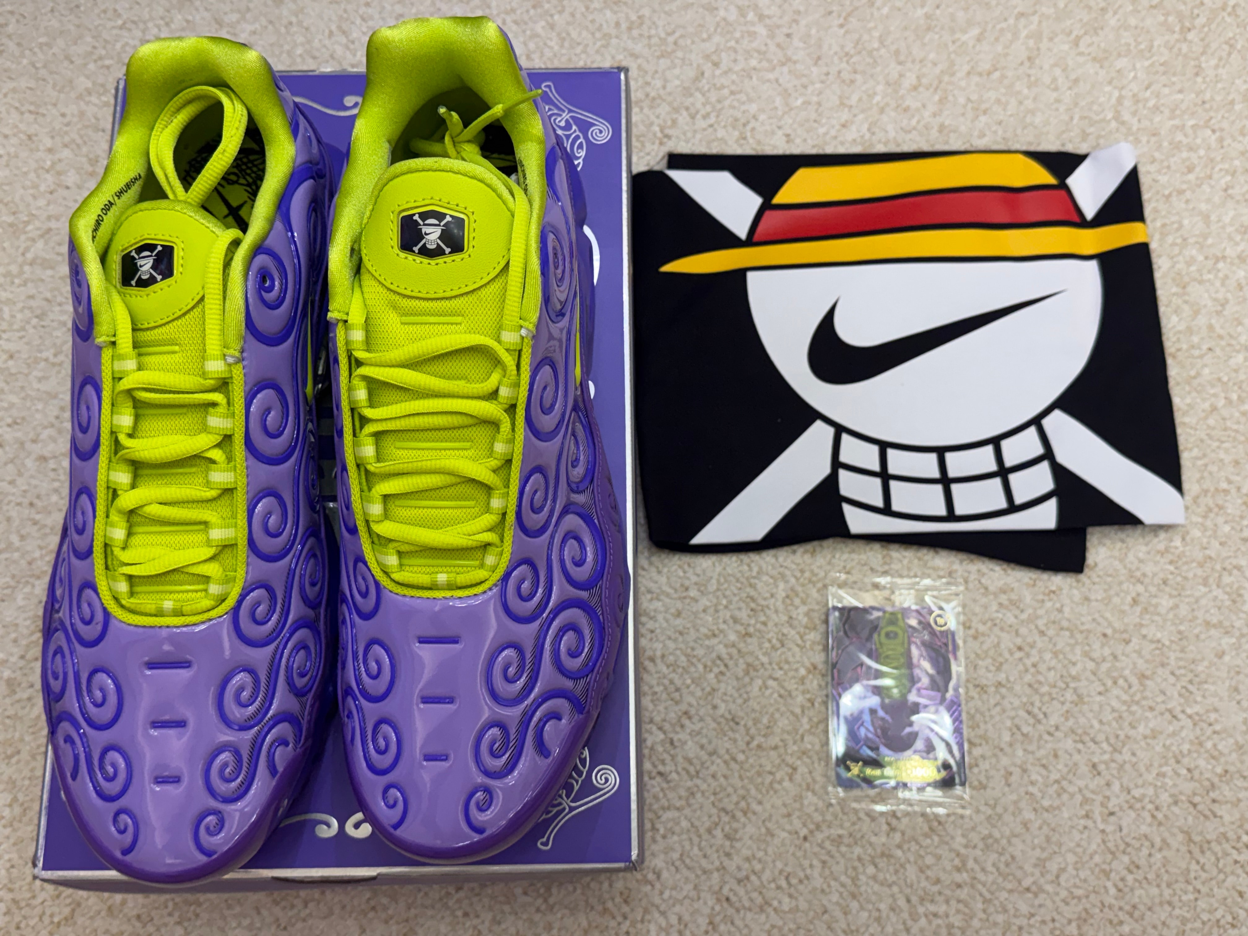 One Piece × Nike Air Max Plus "Devil Fruits/Gomu Gomu"