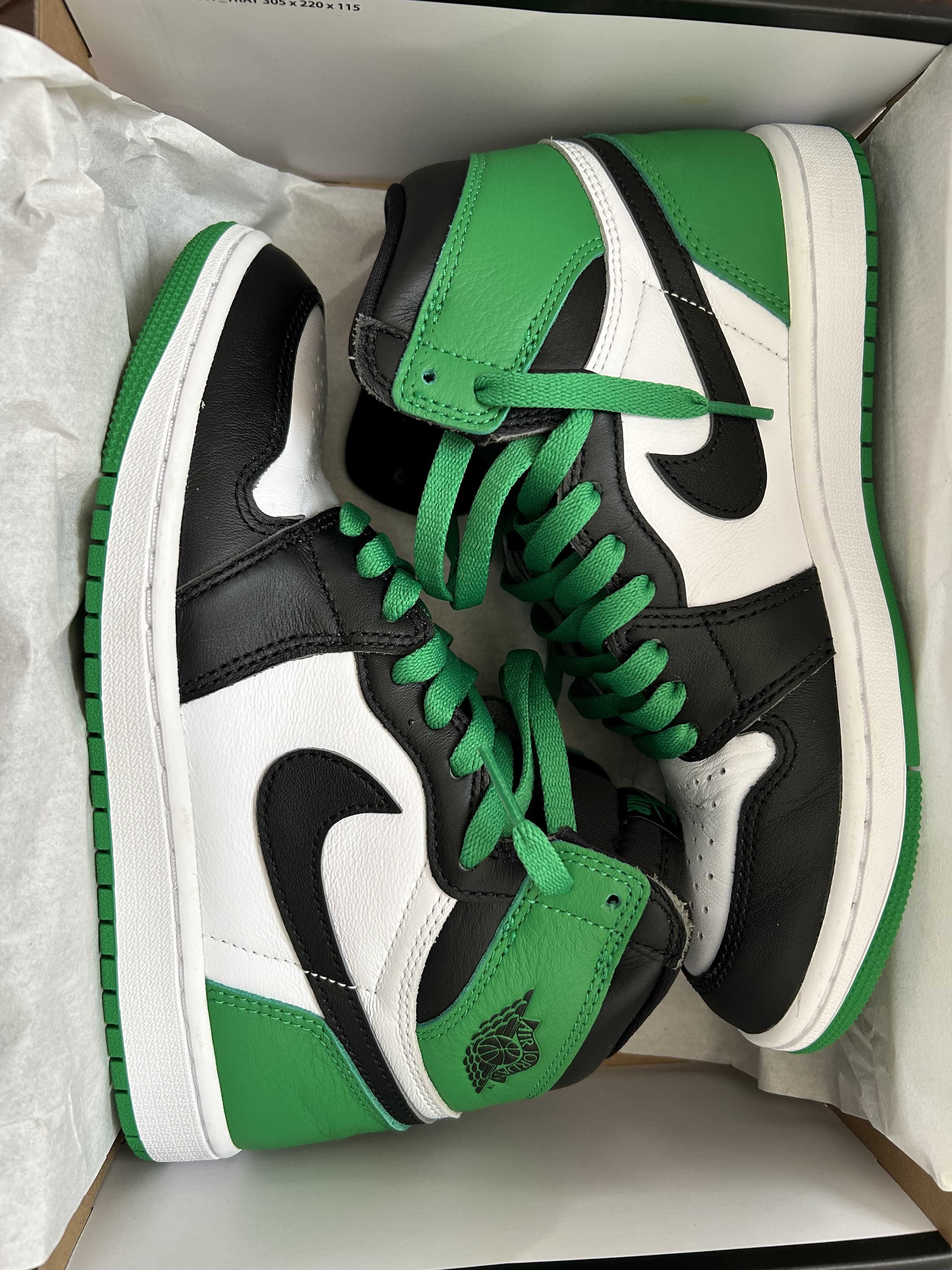 Nike Air Jordan 1 Retro High OG "Celtics/Black and Lucky Green" (2023)