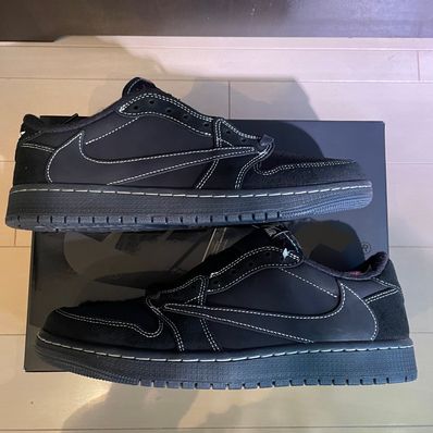 Travis Scott × Nike Air Jordan 1 Low OG SP "Black Phantom"