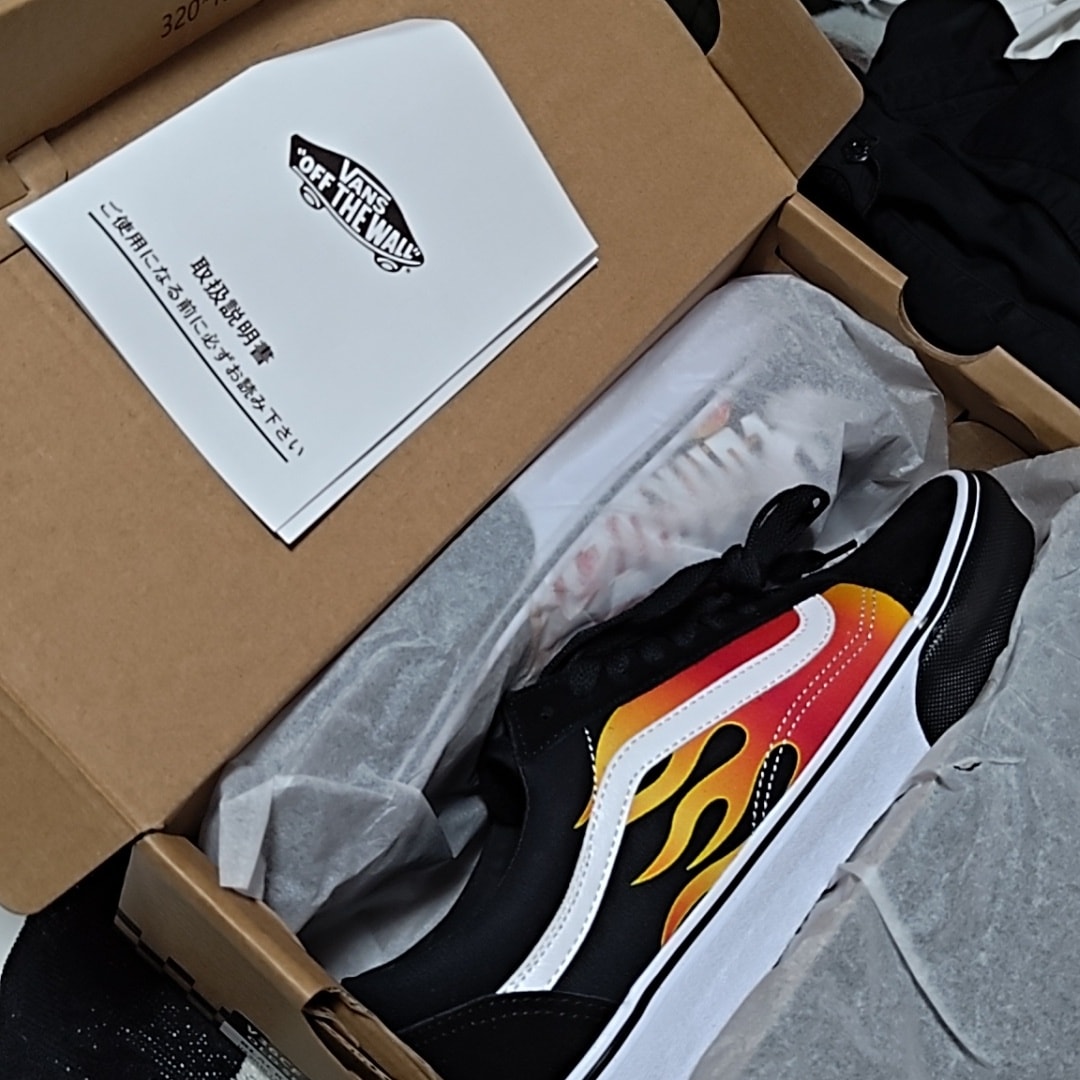 ELLEGARDEN × Vans Old Skool "Black/Flame" (V36CF ELLE)