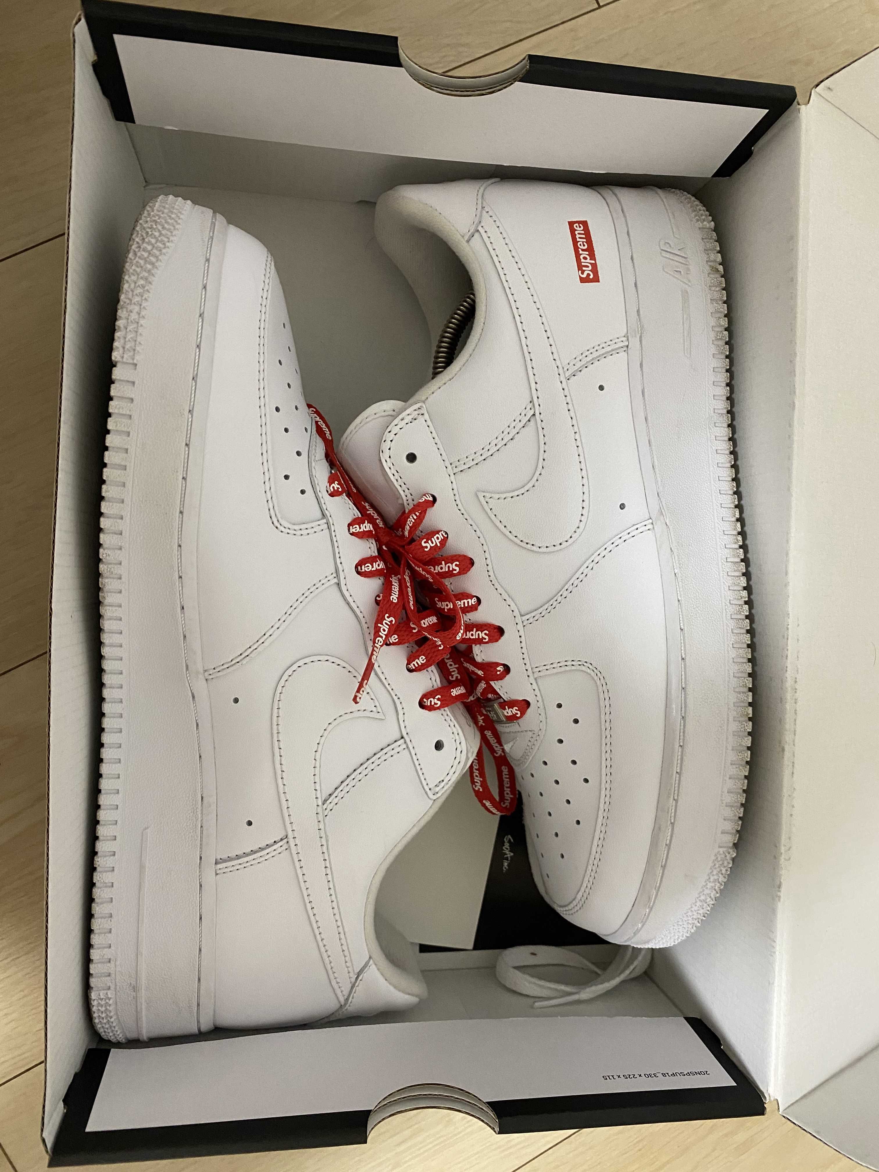 Supreme × Nike Air Force 1 Low "White"