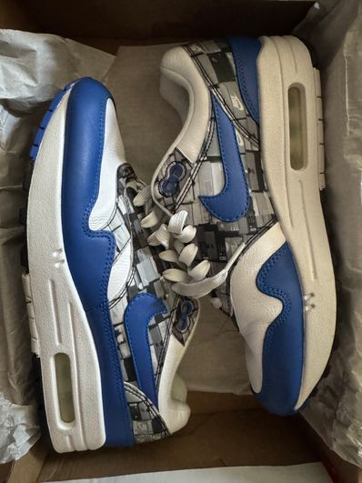 atmos × Nike Air Max 1 Blue "We Love Nike"