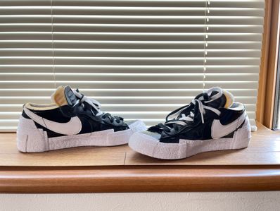 sacai × Nike Blazer Low "Black Patent Leather"
