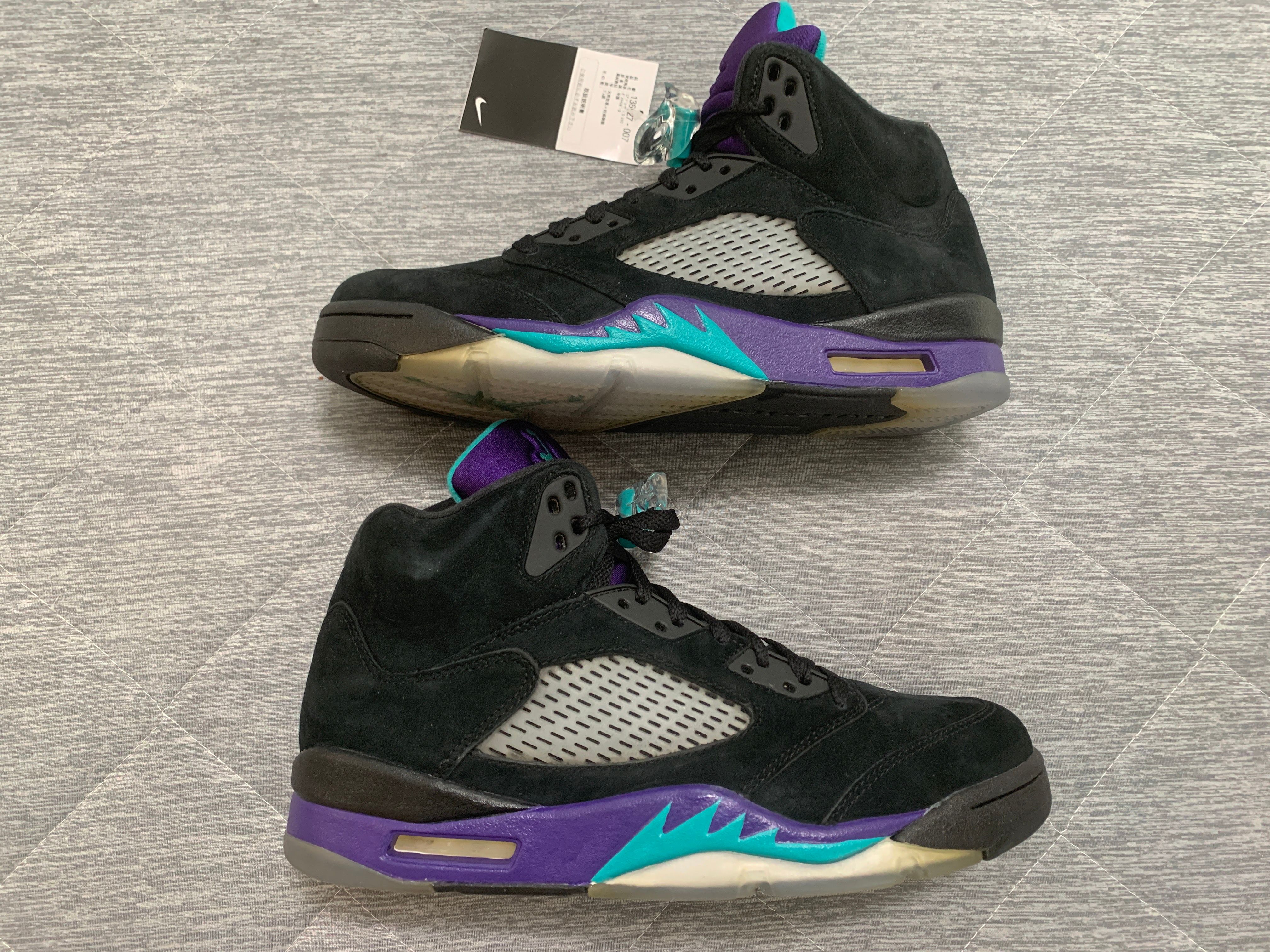 NIKE AIR JORDAN 5 RETRO BLACK GRAPE (2013)