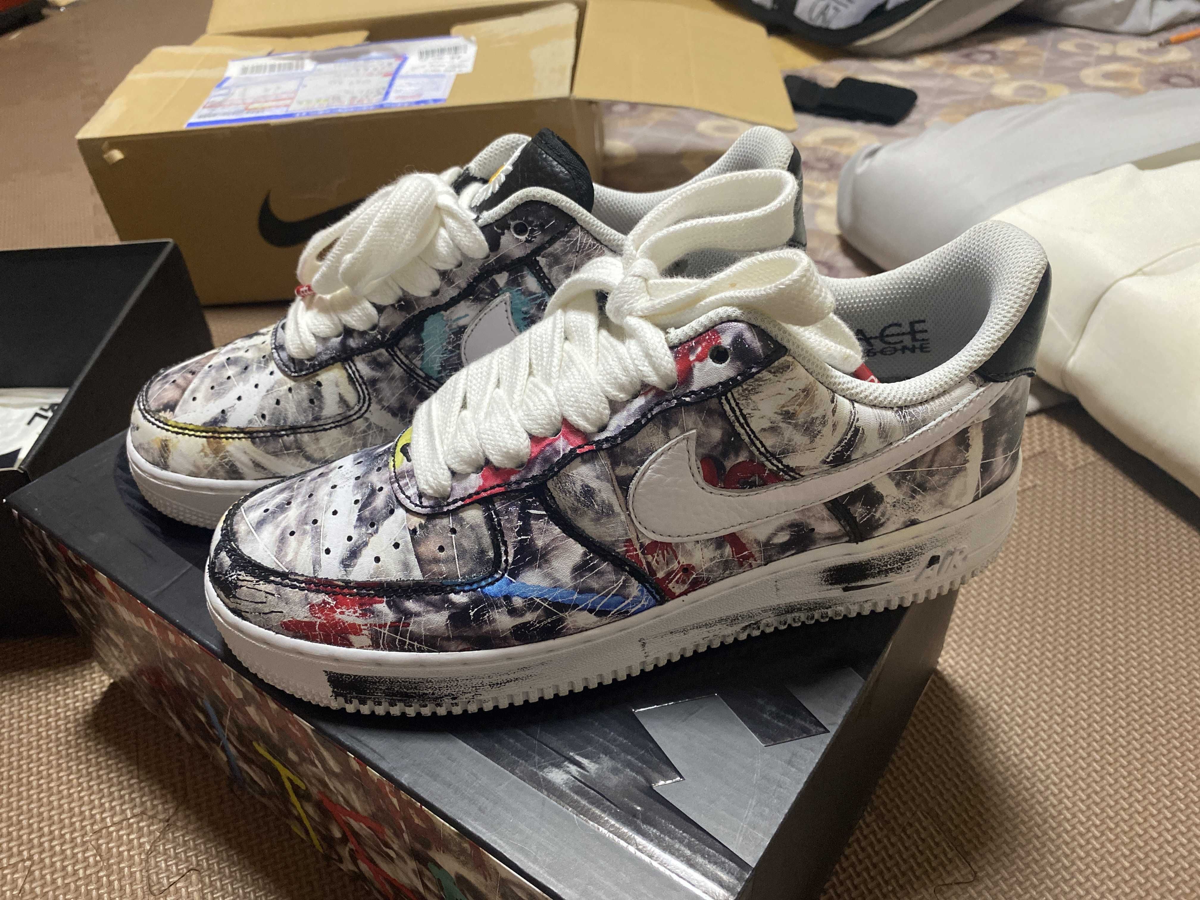 PEACEMINUSONE × Nike Air Force 1 Low Para Noise "Black" / G-DRAGON