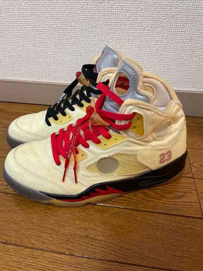 Off-White × Nike Air Jordan 5 "Sail"