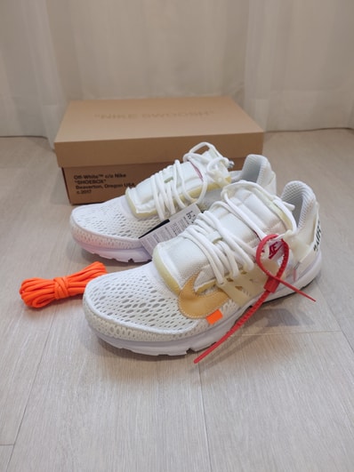 Off-White × Nike Air Presto "White/Black/Cone"