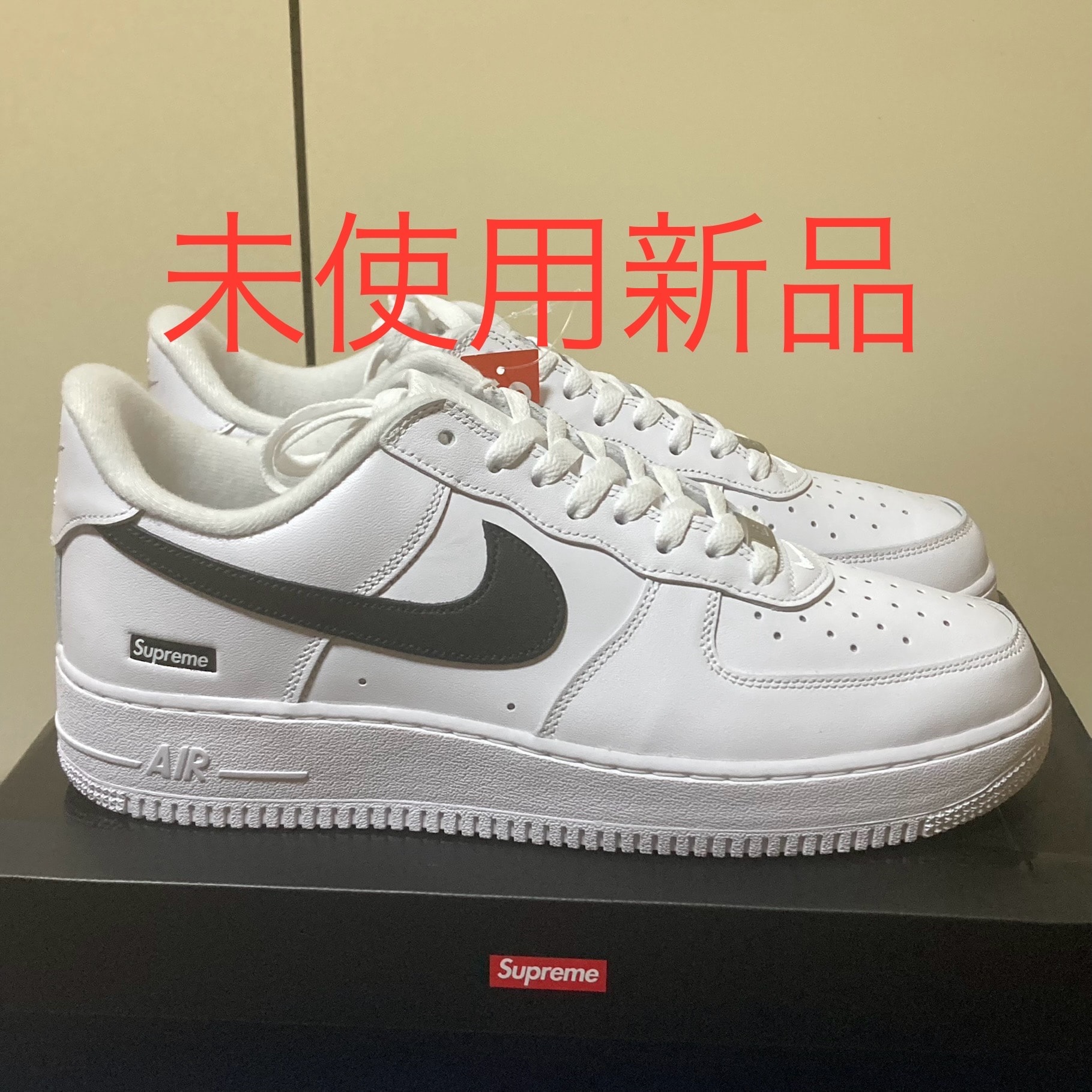 Supreme × Nike Air Force 1 Low "White/Black"