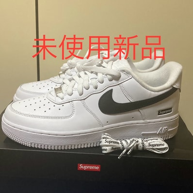 Supreme × Nike Air Force 1 Low "White/Black"