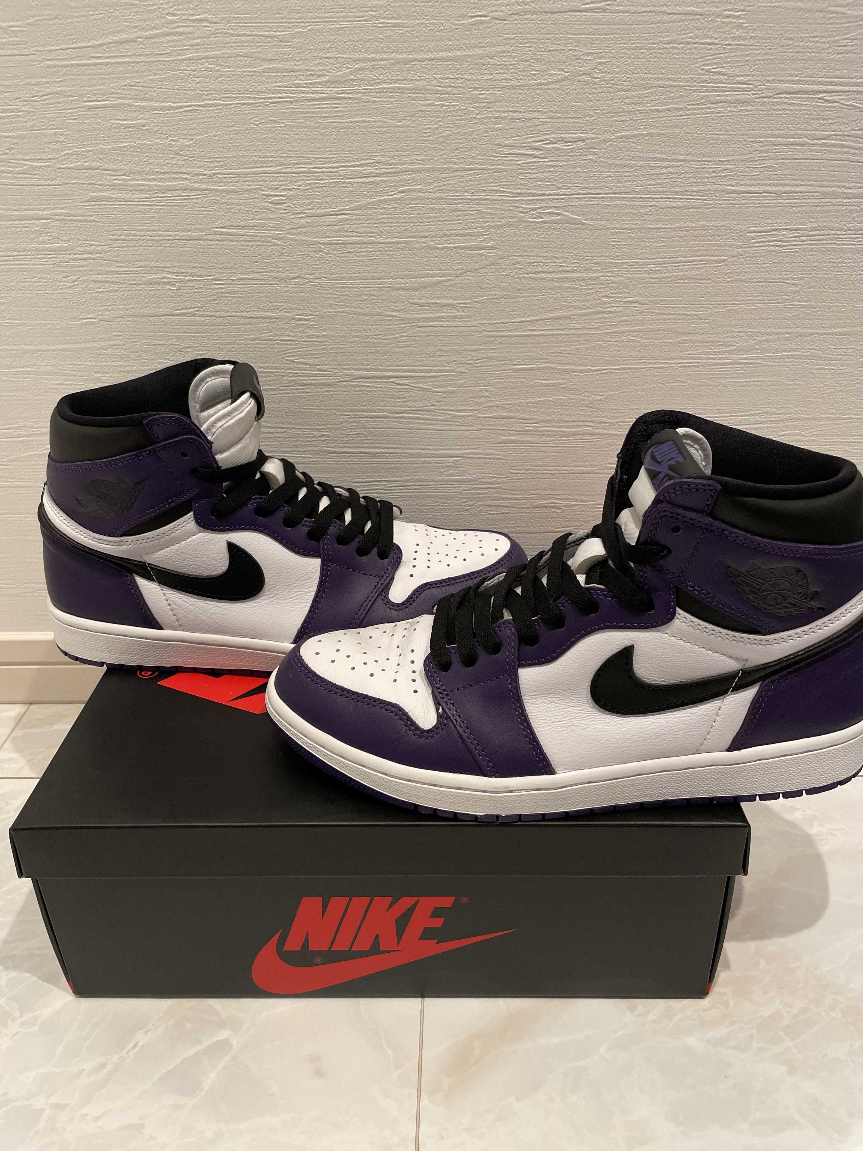 Nike Air Jordan 1 Retro High OG "Court Purple White/Black" (2020)