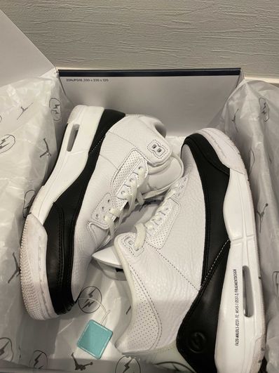 Fragment × Nike Air Jordan 3 "White/Black"