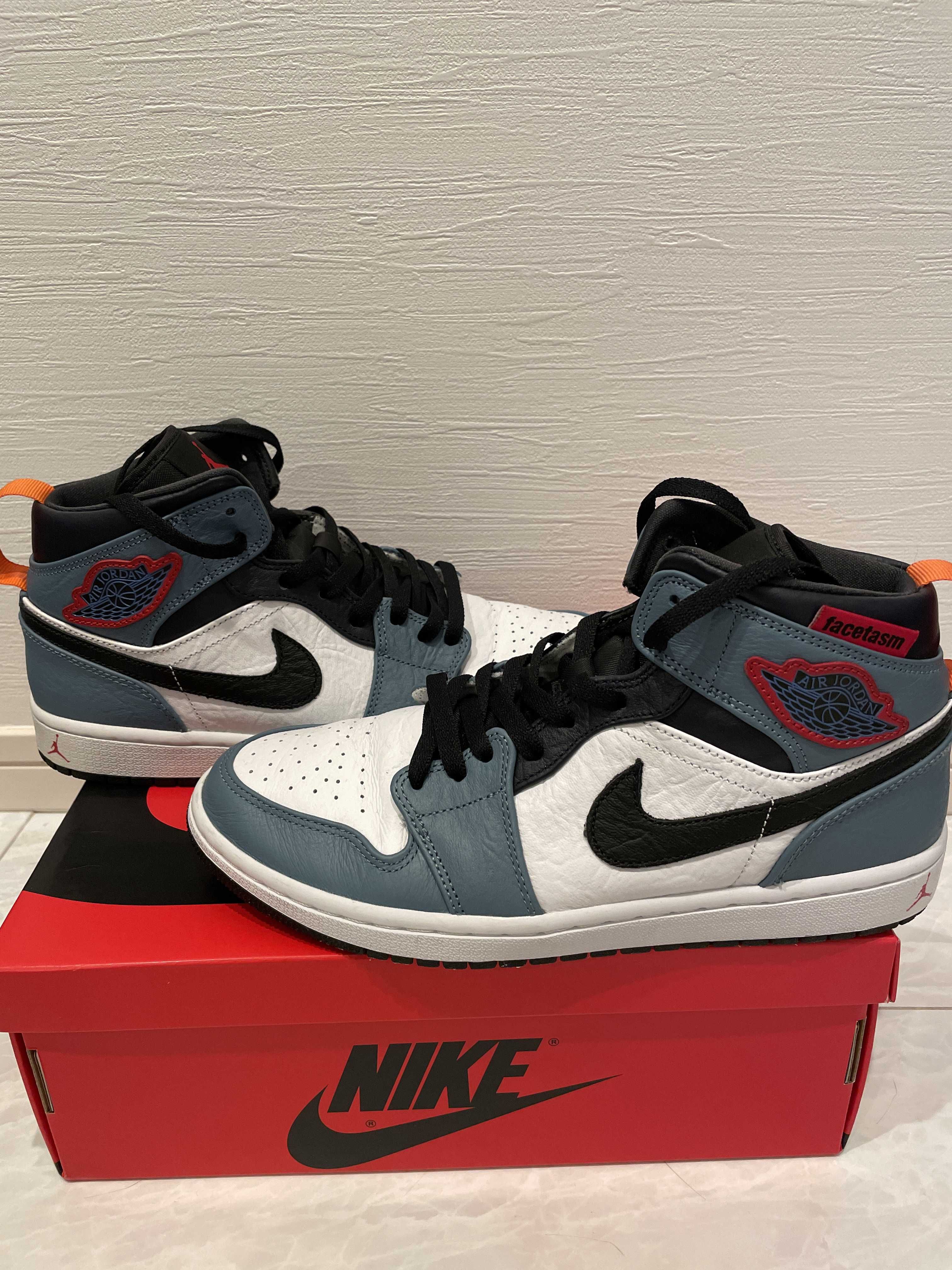 FACETASM × Nike Air Jordan 1 Mid "White/Navy"