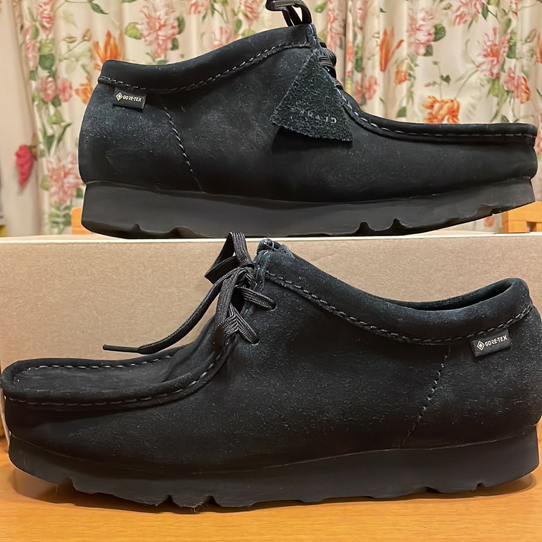 Clarks Wallabee GORE-TEX "Black Suede"