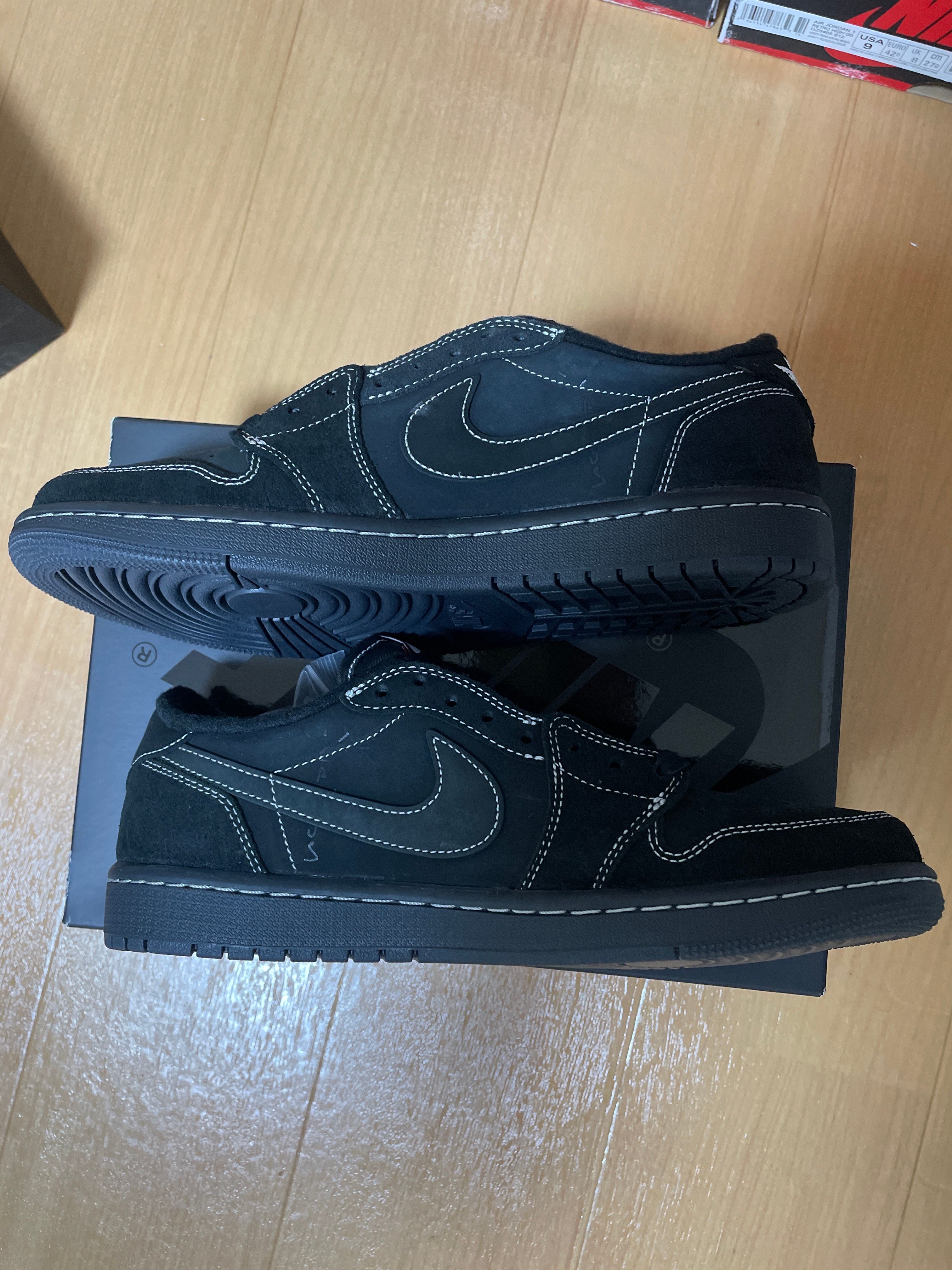 Travis Scott × Nike Air Jordan 1 Low OG SP "Black Phantom"