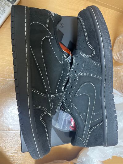 Travis Scott × Nike Air Jordan 1 Low OG SP "Black Phantom"