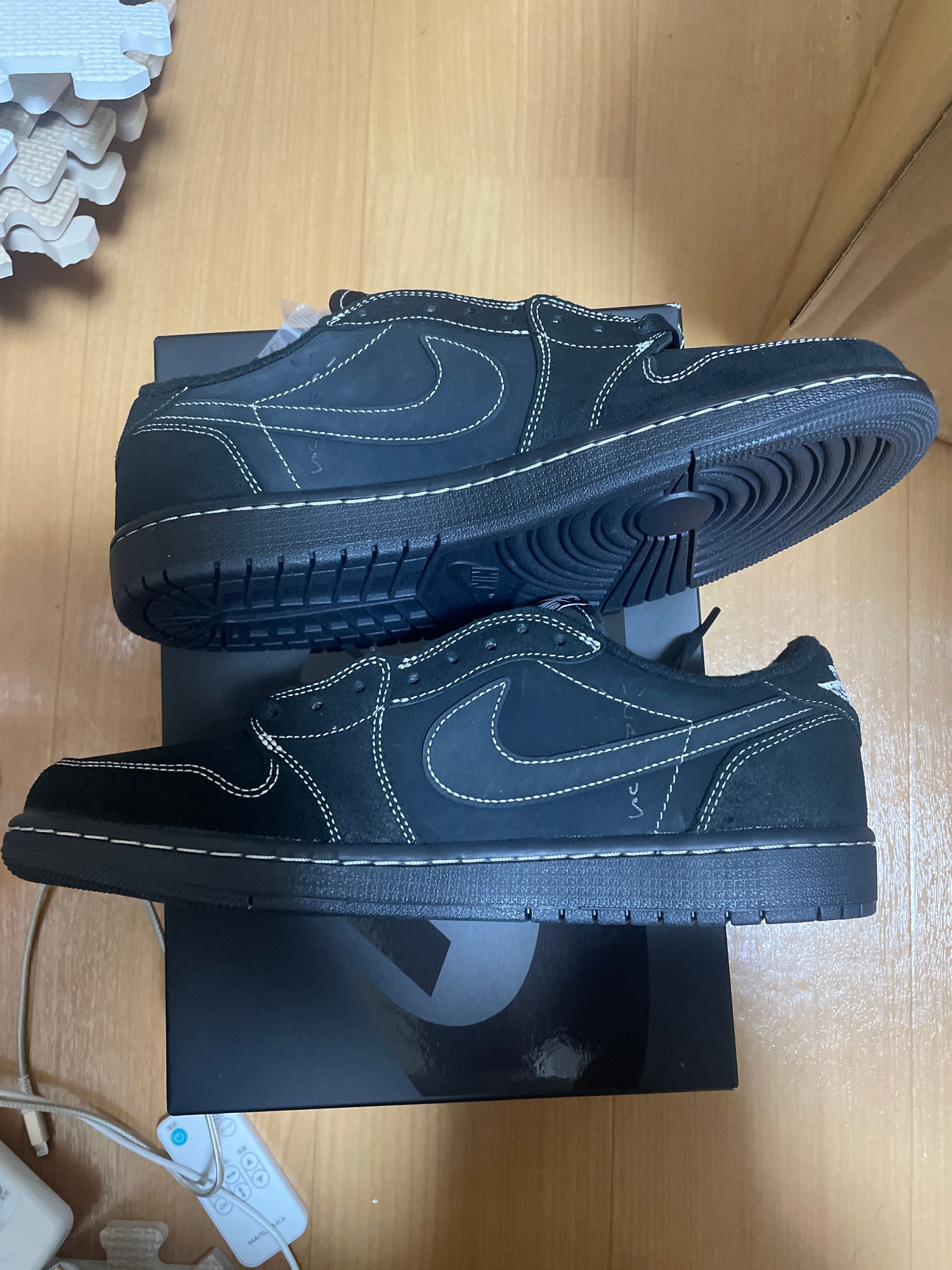 Travis Scott × Nike Air Jordan 1 Low OG SP "Black Phantom"