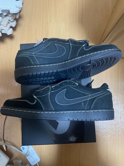 Travis Scott × Nike Air Jordan 1 Low OG SP "Black Phantom"