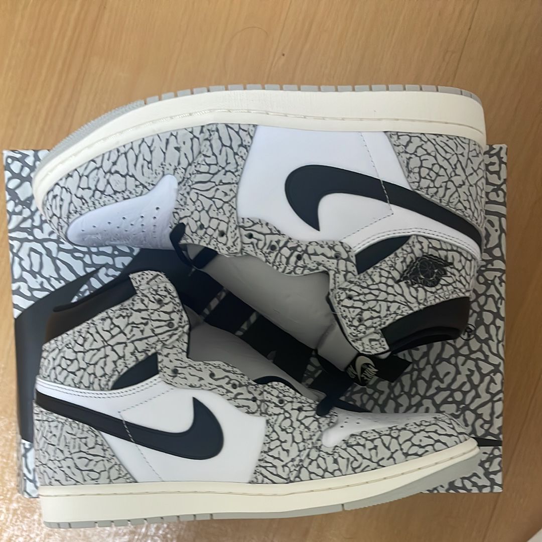 Nike Air Jordan 1 High OG "White Cement/Safari"
