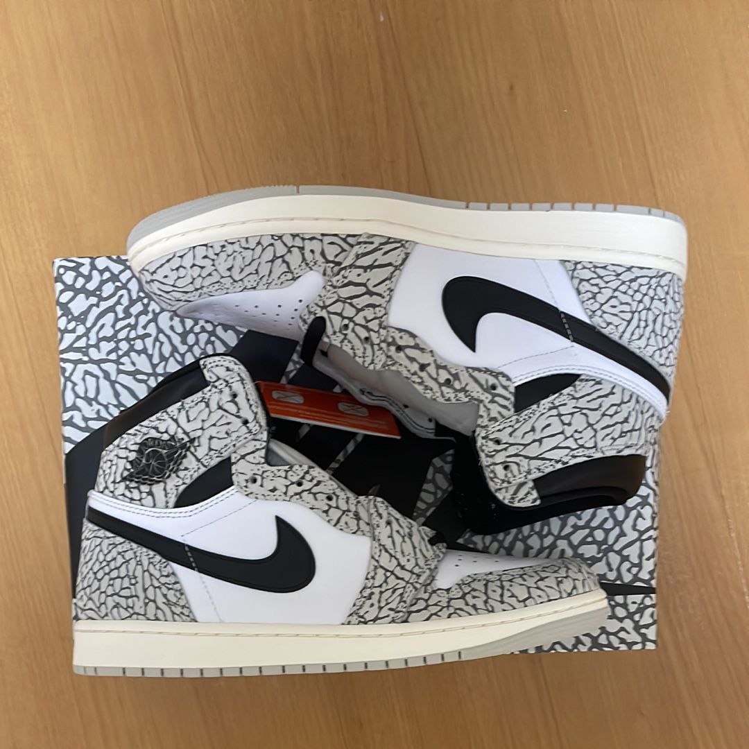 Nike Air Jordan 1 High OG "White Cement/Safari"