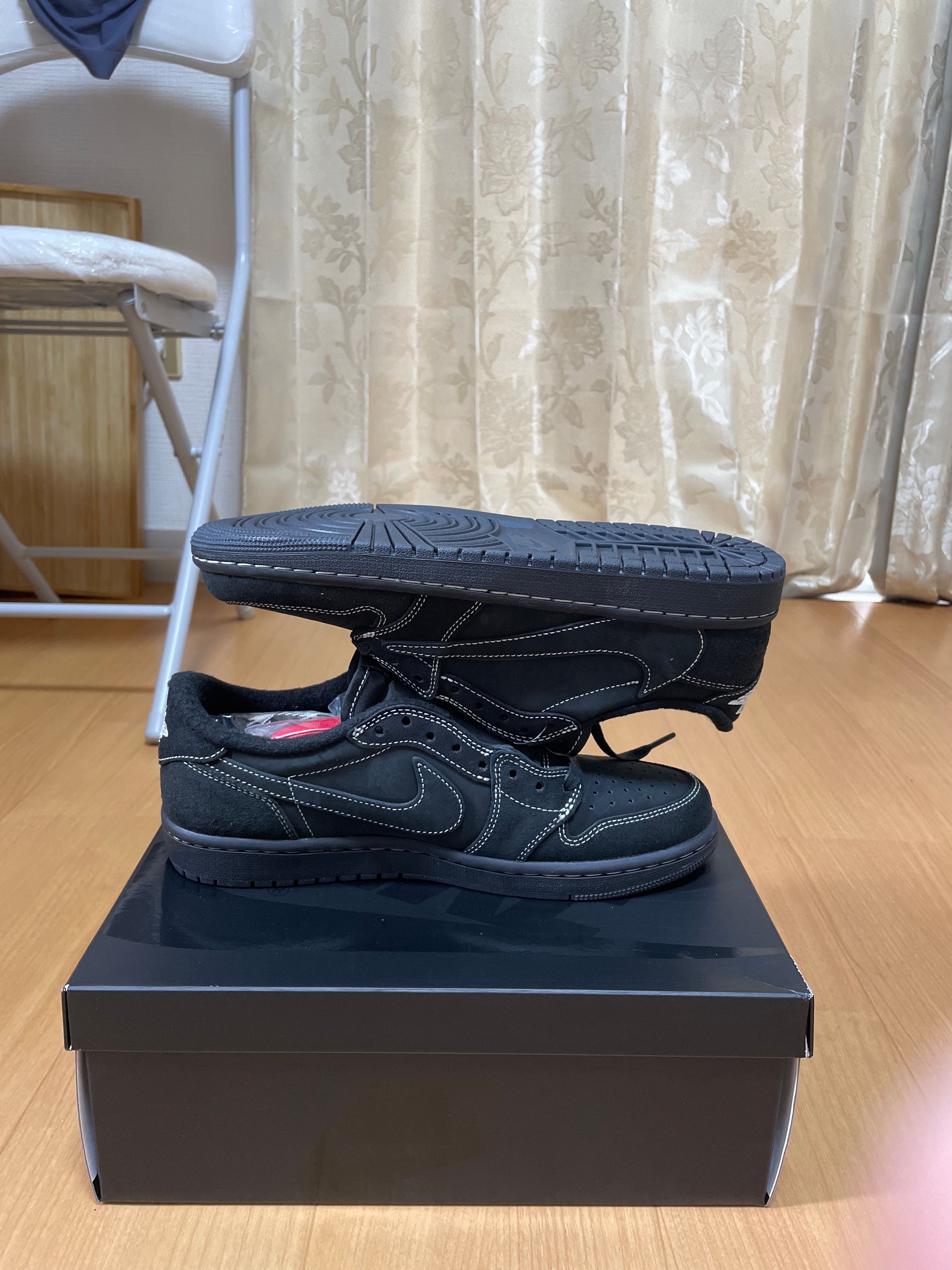 Travis Scott × Nike Air Jordan 1 Low OG SP "Black Phantom"