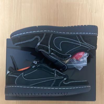 Travis Scott × Nike Air Jordan 1 Low OG SP "Black Phantom"