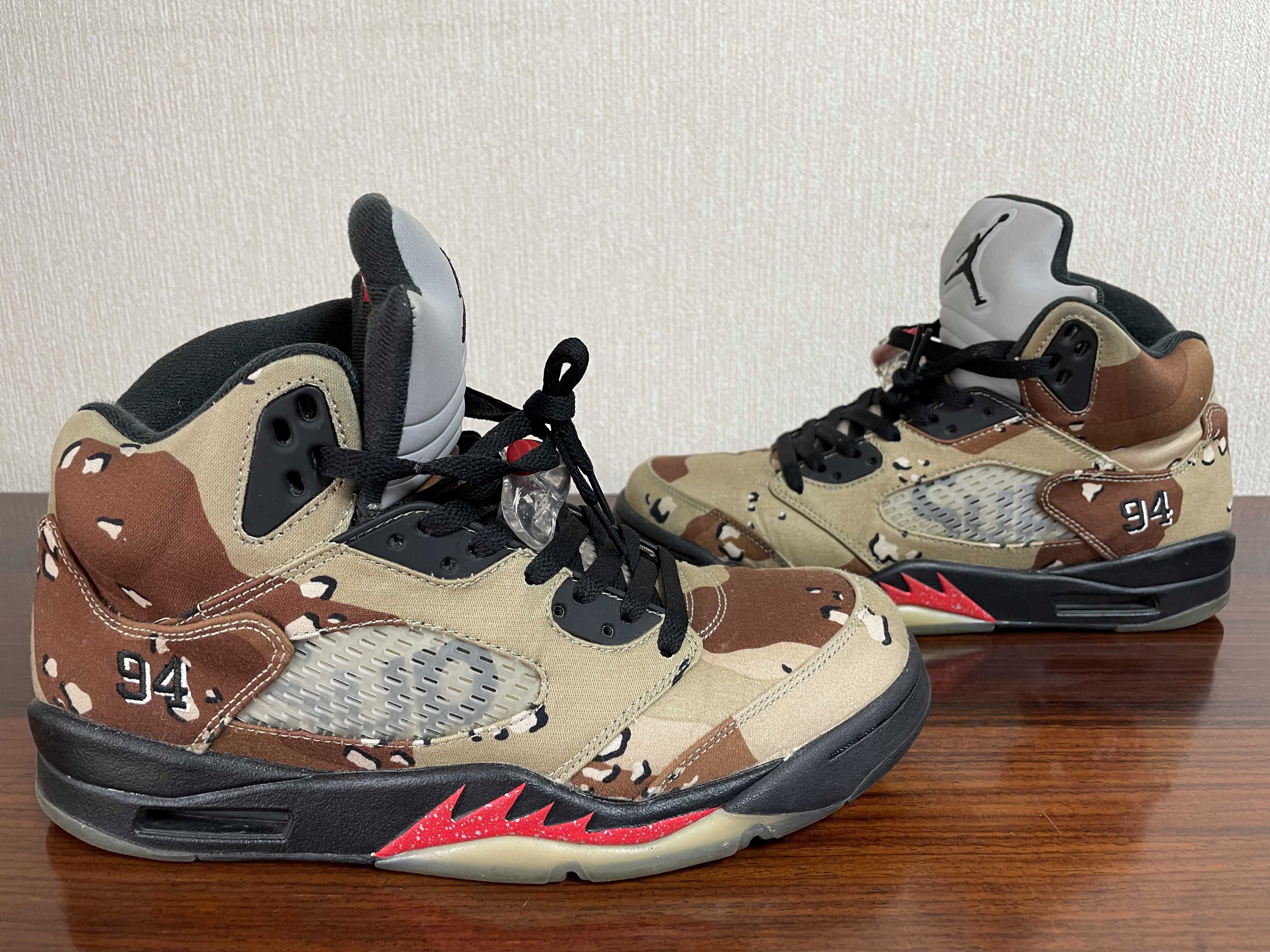 Supreme × Nike Air Jordan 5 Retro "Desert Camo"