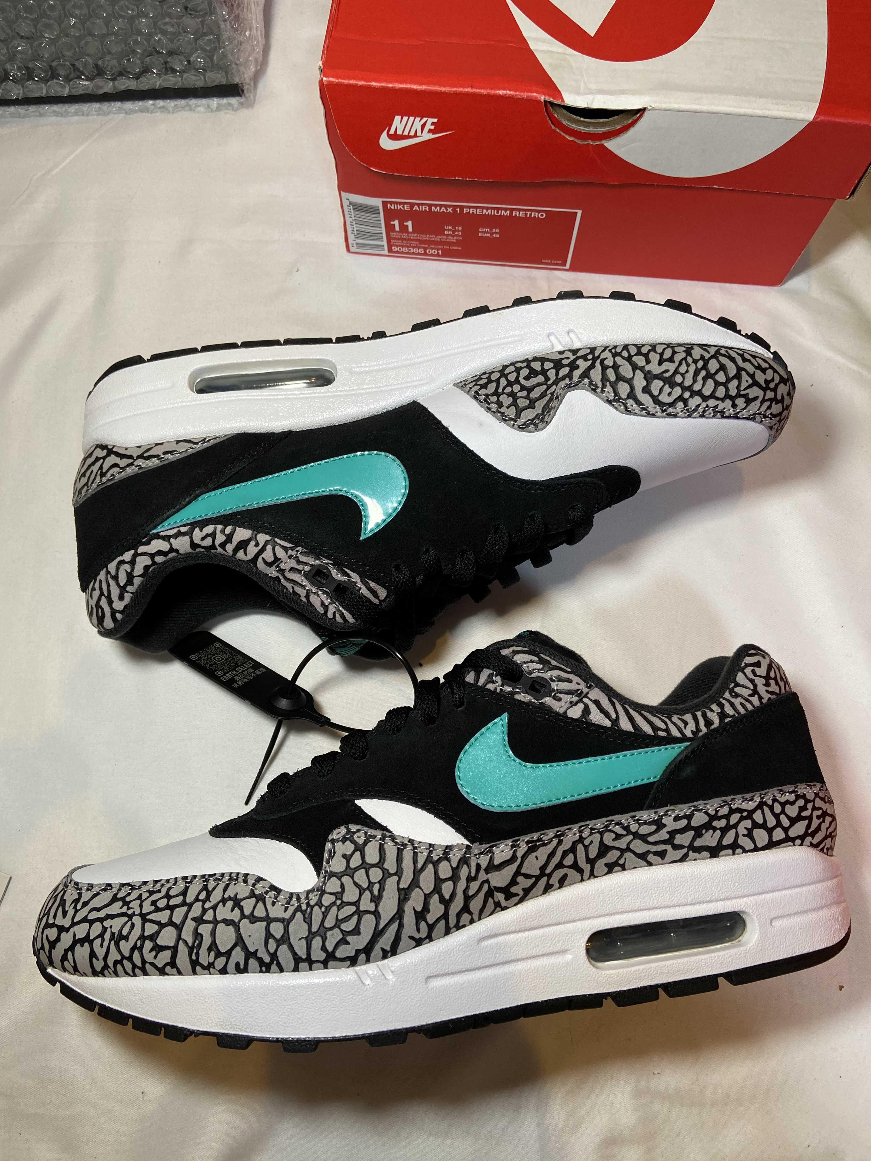 atmos × Nike Air Max 1 Premium Retro "Elephant/Safari" (2017)