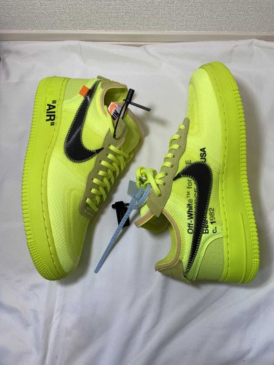 Off-White × Nike Air Force 1 Low "Volt"