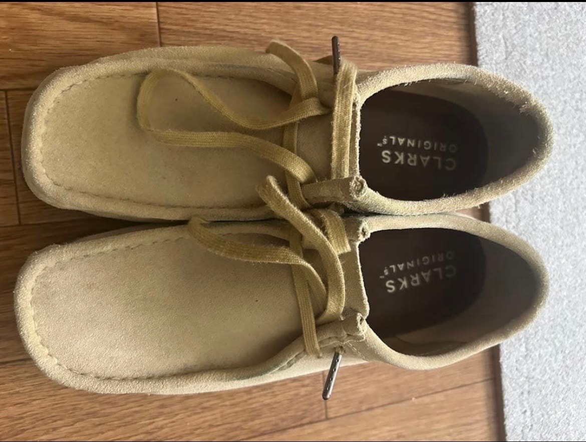 クラークス ワラビー "メープルスウェード"