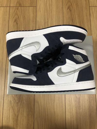 Nike Air Jordan 1 High OG CO.JP "White/Midnight Navy" (2020)(ブリーフケースなし)