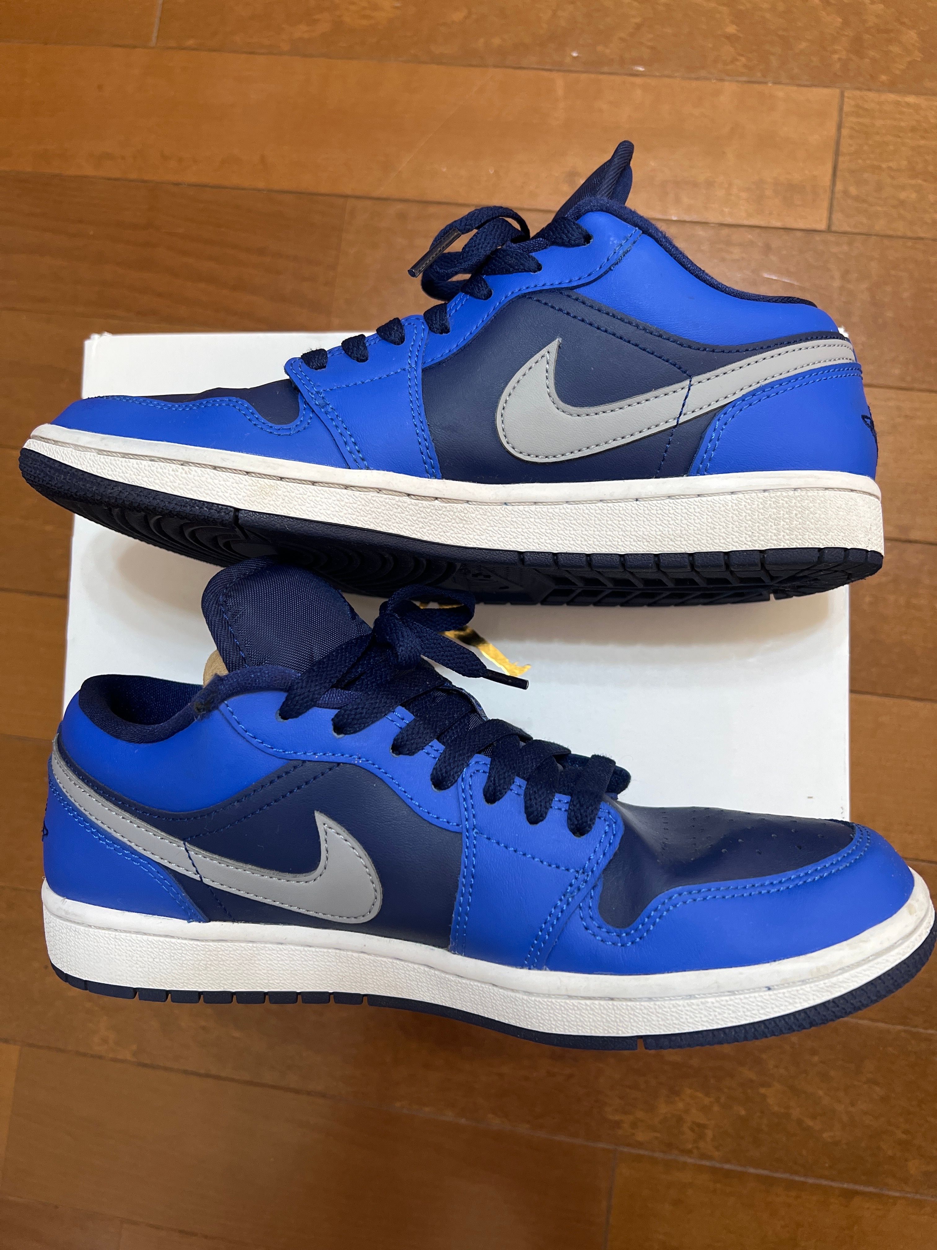 Nike Women's Air Jordan 1 Low "Game Royal/Stealth Blue/Void White"