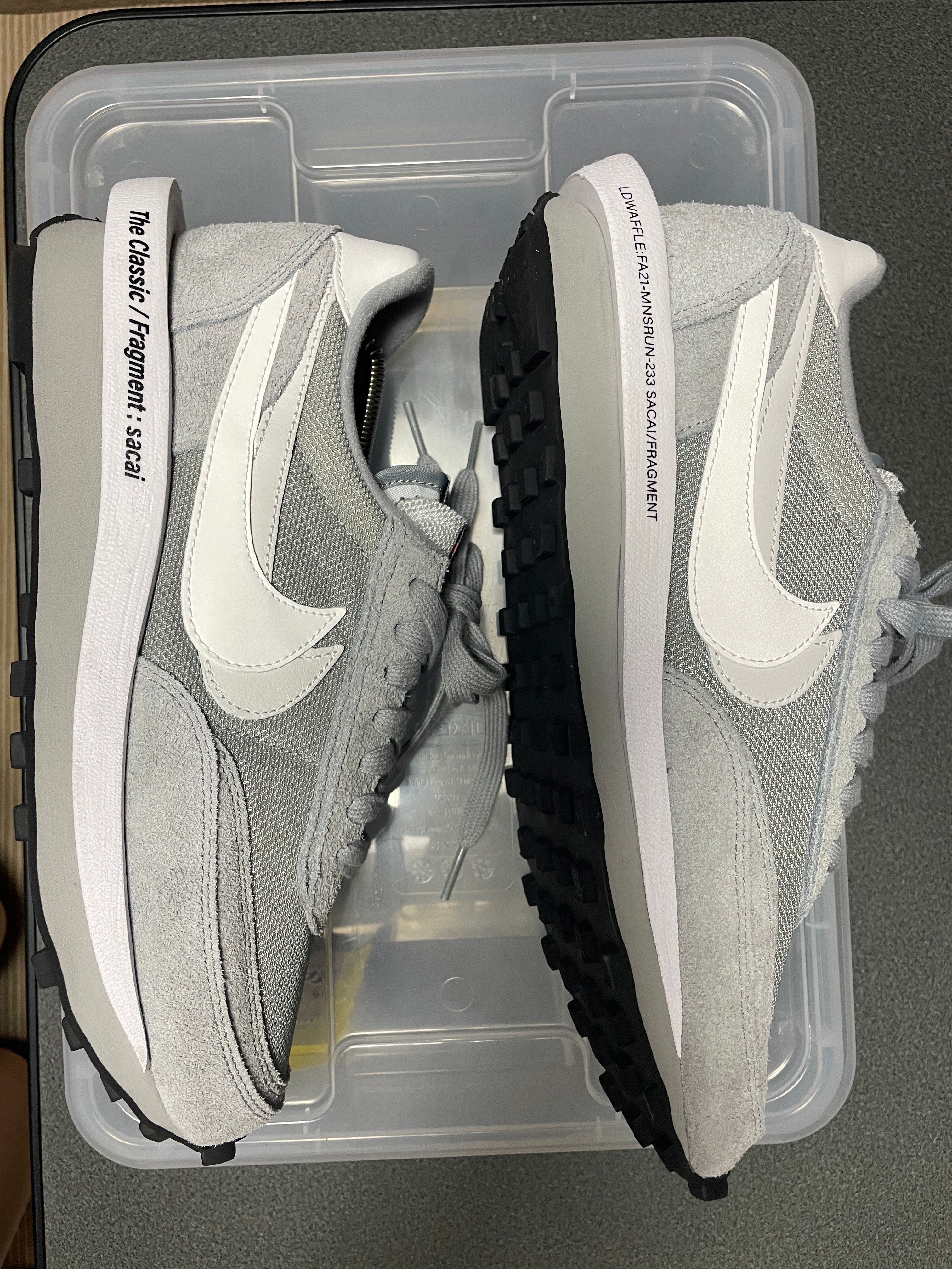 Fragment × sacai × Nike LD Waffle "Light Smoke Grey"