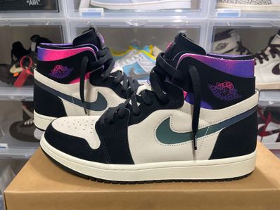 Paris Saint-Germain (PSG) × Nike Air Jordan 1 High Zoom Air CMFT "White/Black"