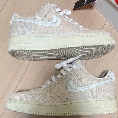 Stussy × Nike Air Force 1 Low "Fossil Stone"