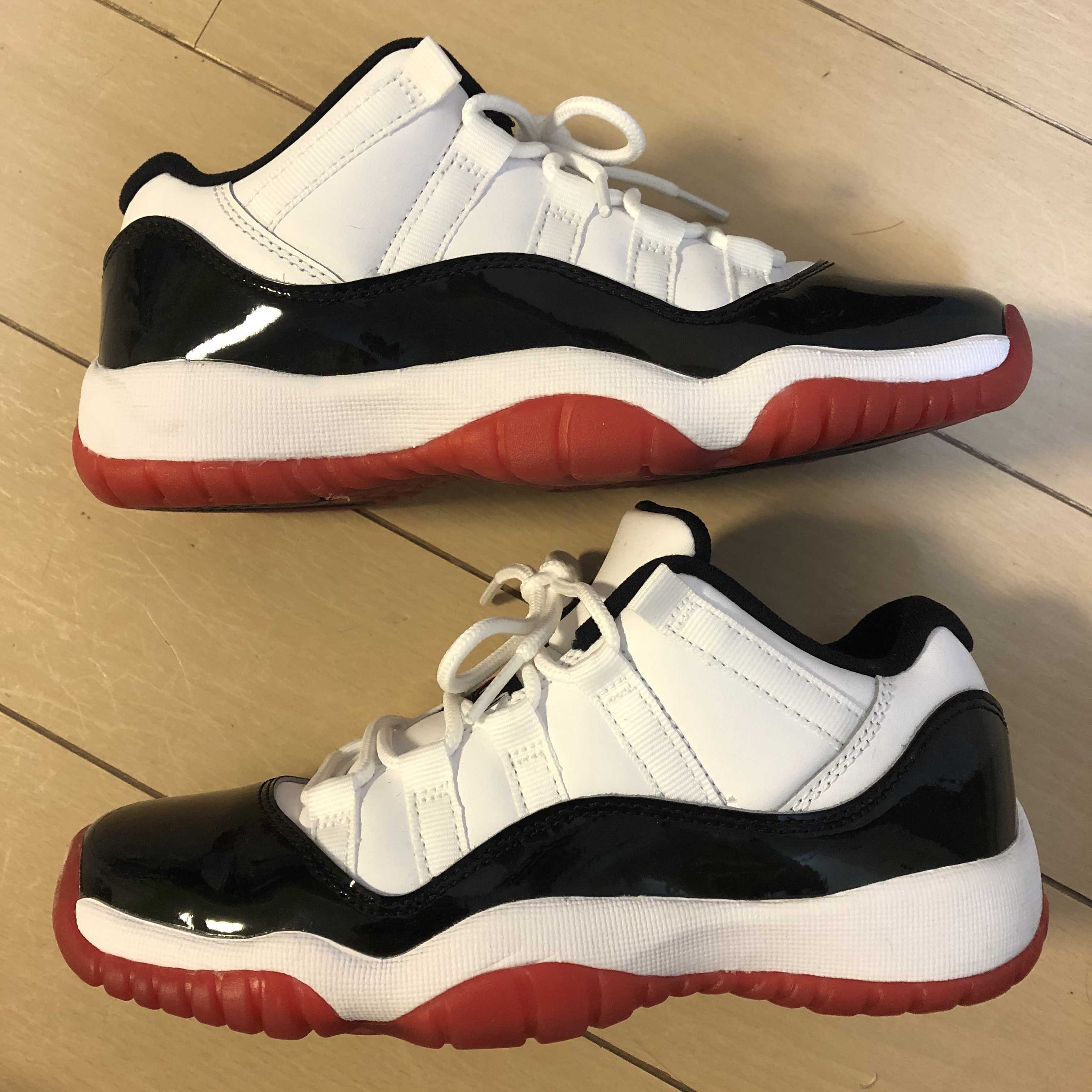 NIKE AIR JORDAN11 LOW GS "GYM RED"