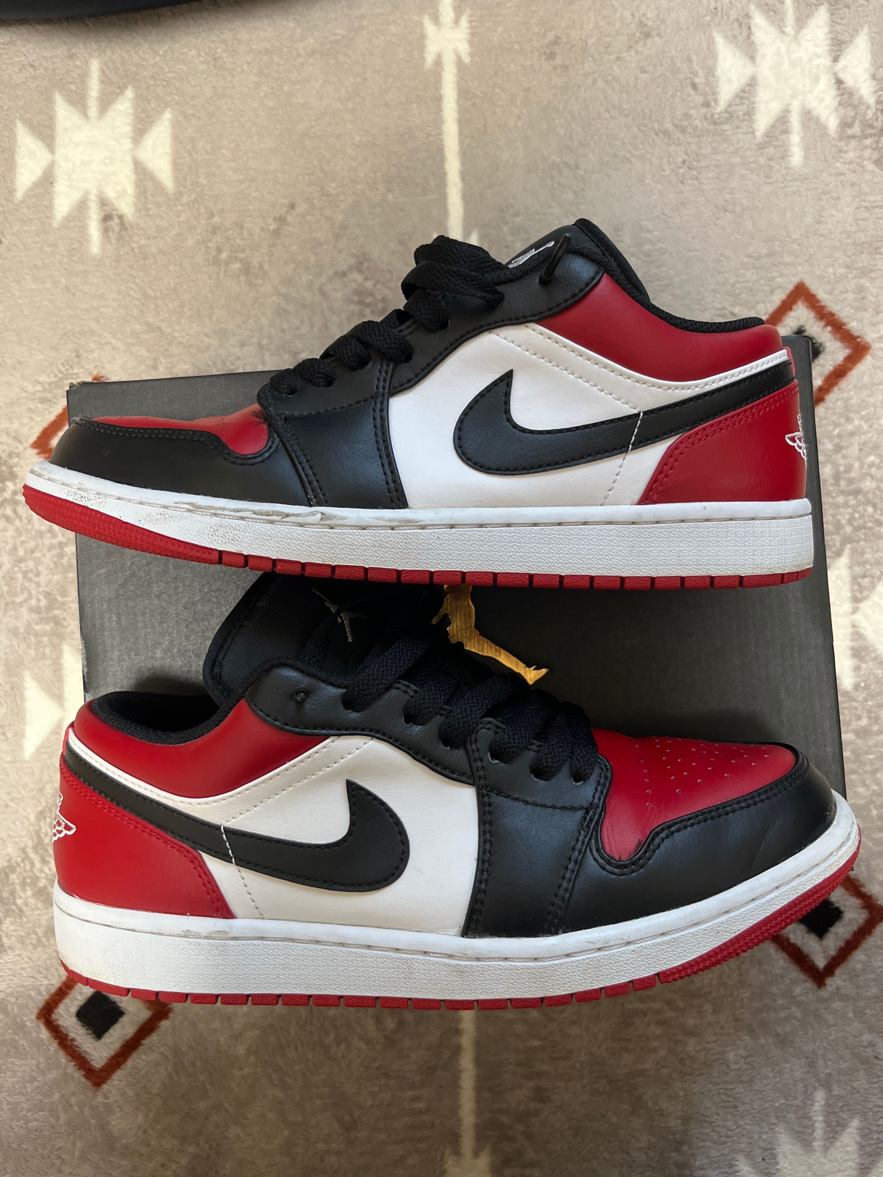 Nike Air Jordan 1 Low "Bred Toe"