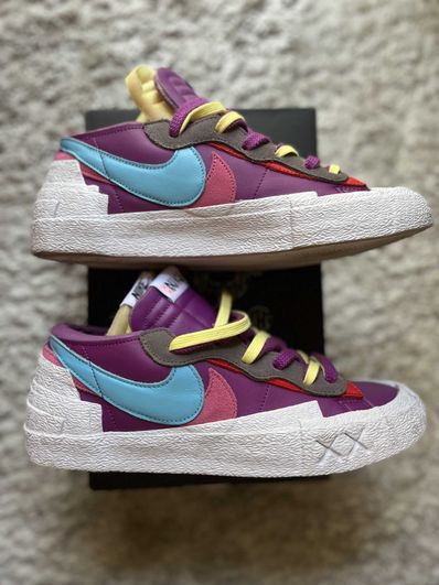 KAWS × sacai × Nike Blazer Low "Purple Dusk"