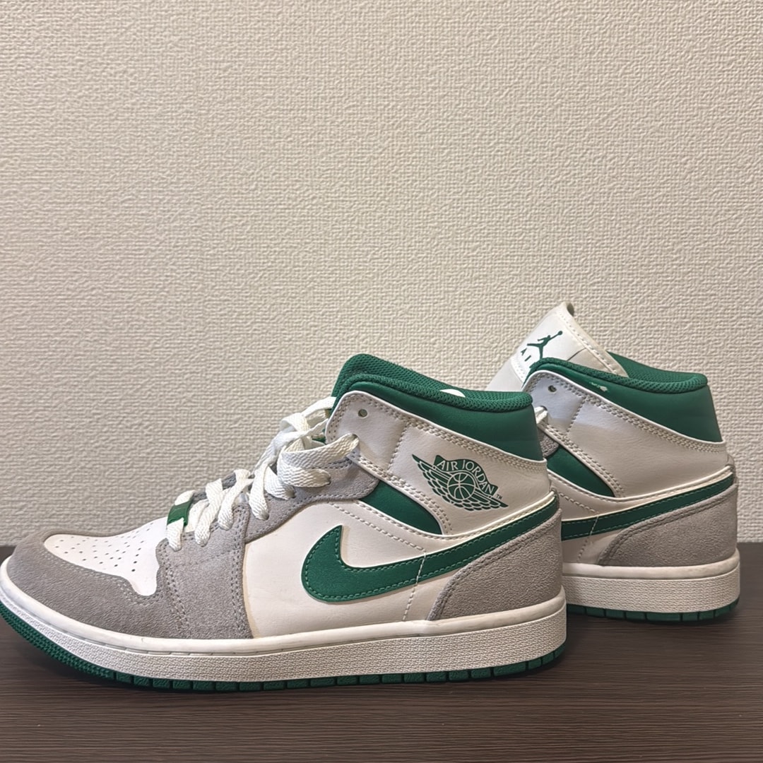 Nike Air Jordan 1 Mid "Green Grey White"