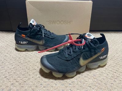 Off-White × Nike Air Vapormax "Black/Total Orange/Clear"
