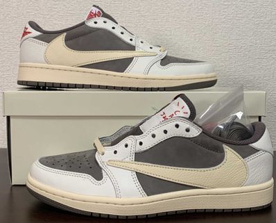 Travis Scott × Nike Air Jordan 1 Low OG SP "Reverse Mocha/Sail and Ridgerock"