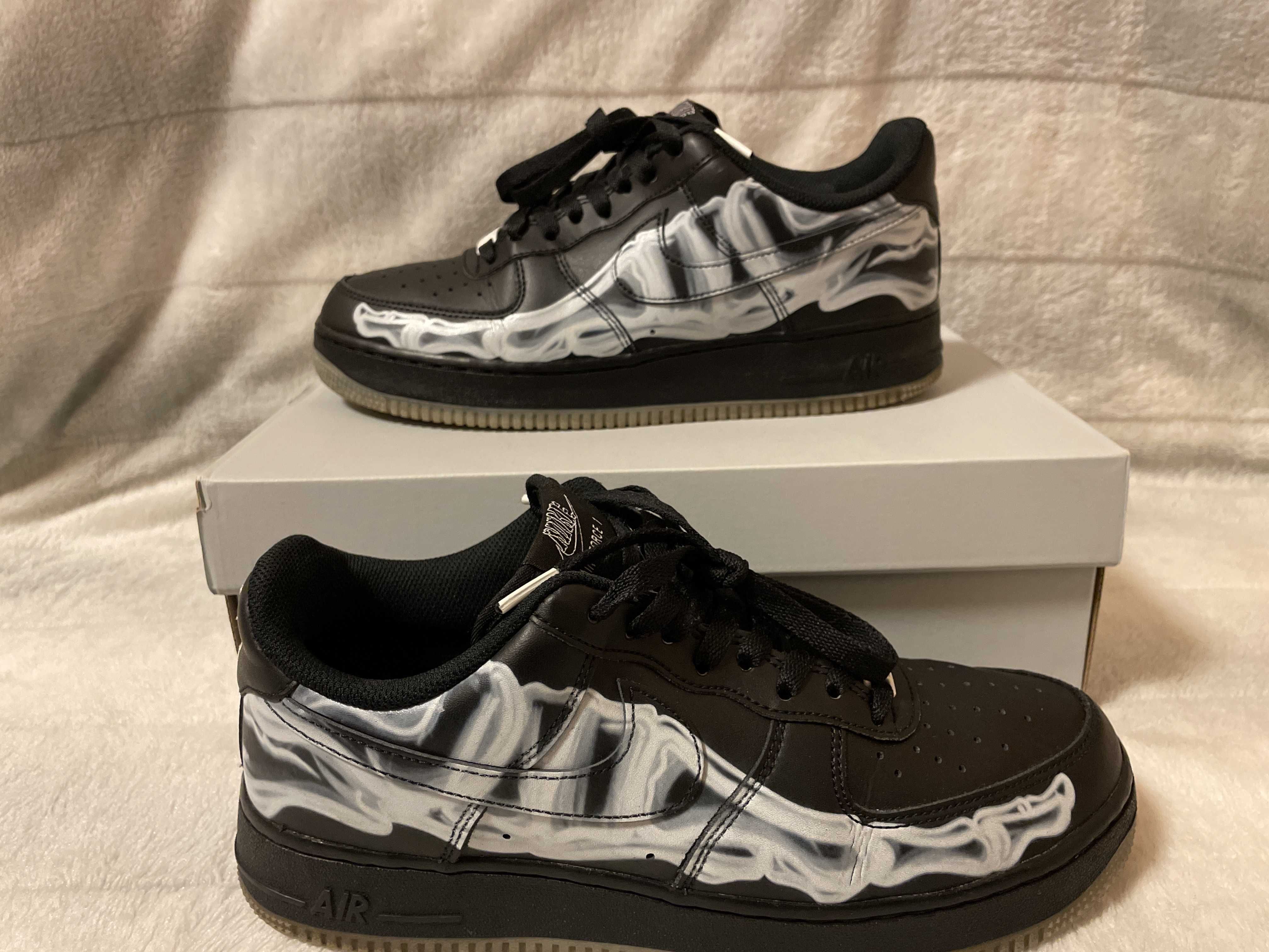 Nike Air Force 1 Low "Black Skeleton"